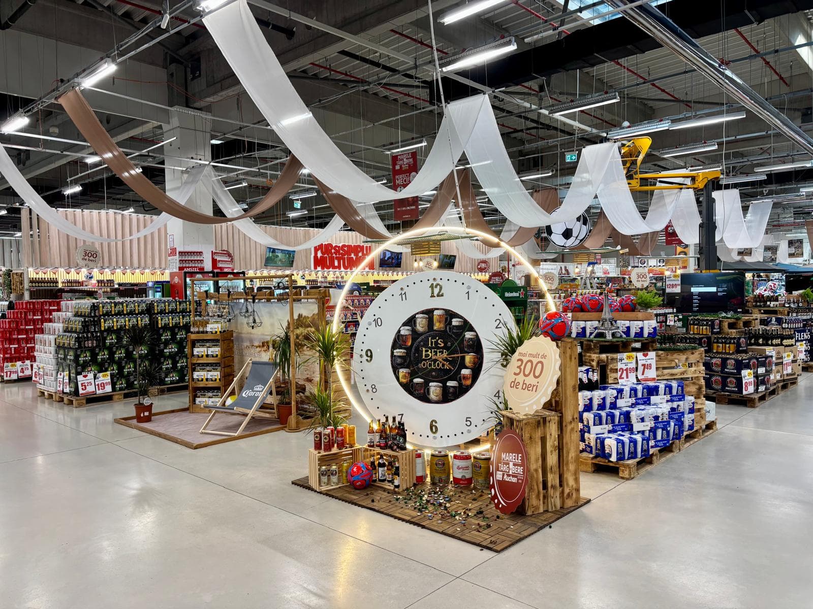 Auchan dă startul Târgului de Bere cu peste 300 de sortimente din 25 de țări, în așteptarea campionatului mondial de fotbal