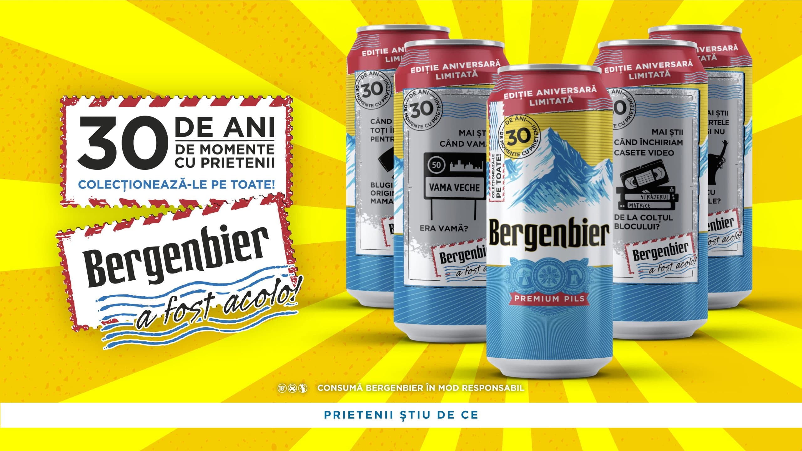 Bergenbier celebrează 30 de ani de prietenie autentică în România